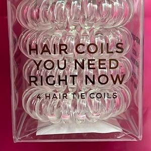 Kitsch Hair coil 4 pk transparent CLEAR hair coils NEW